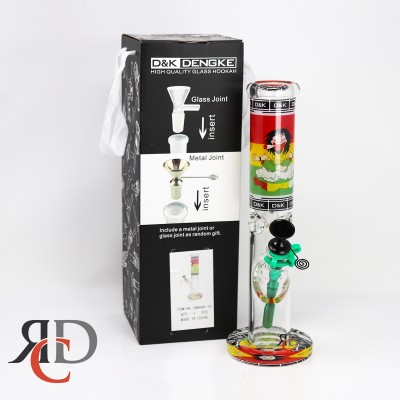 WATER PIPE STRAIGHT TUBE COLOR DOWNSTEM MARLEY THEME IN A GIFT BOX WP1970 1CT